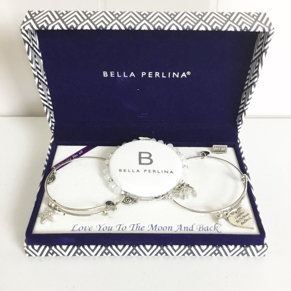 Bella Perlina Set Of 3 Bracelets Love You